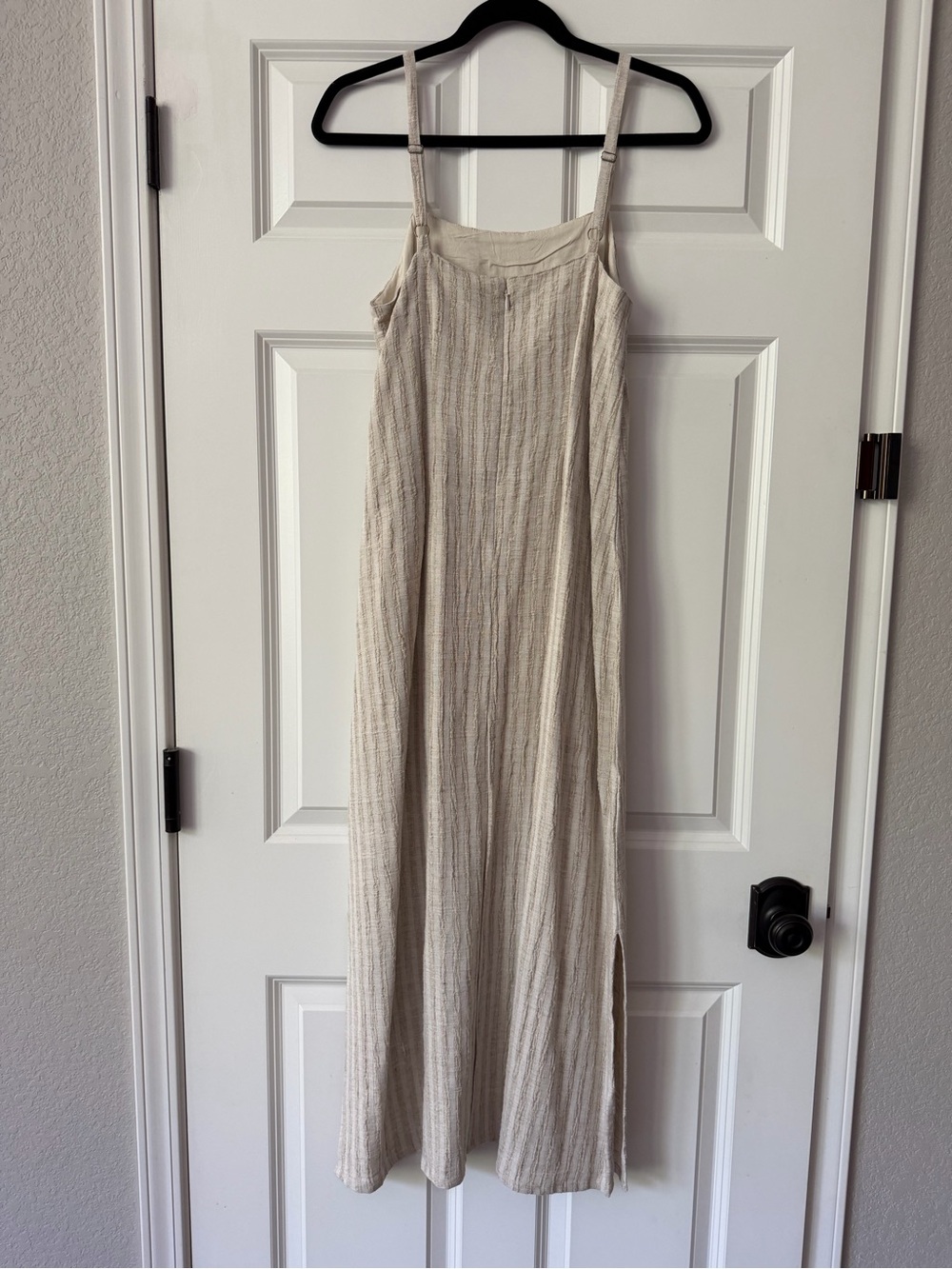 Nomad the Label Linen Blend Midi Dress Stripe - Picture 3 of 12